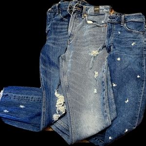 (3 PAIRS) Abercrombie & Fitch jeans